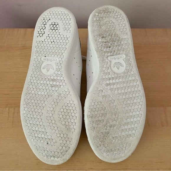 ADIDAS STAN SMITH Originals Women's Size 8 EE8836 GOLD SHOES AUTHENTIC Pre-owned - Picture 11 of 16